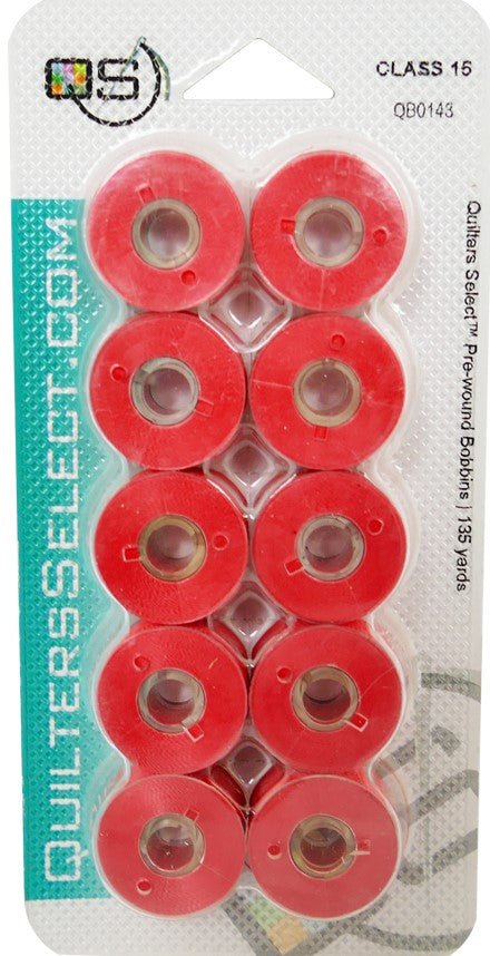 Quilters Select Prewound Bobbins- Class 15 - Quality Sewing & Vacuum