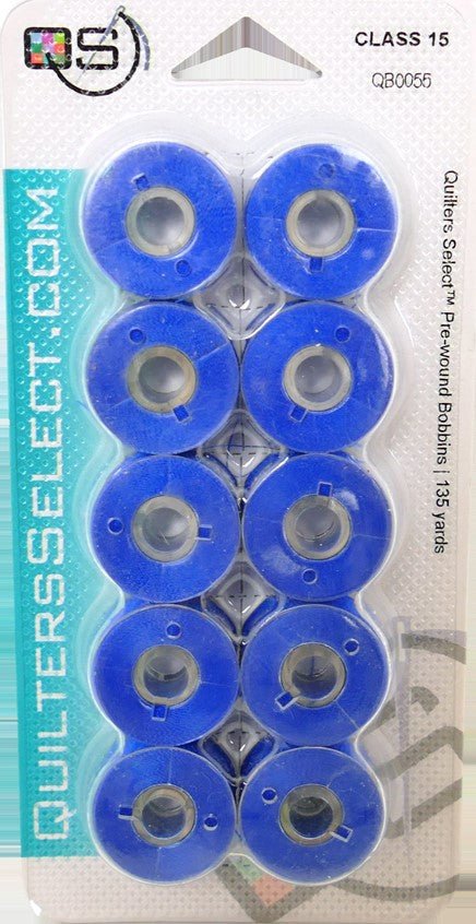 Quilters Select Prewound Bobbins- Class 15