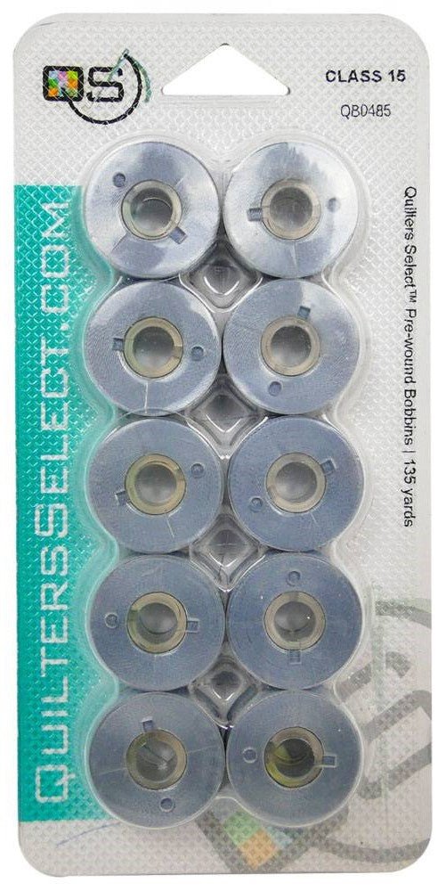 Quilters Select Prewound Bobbins- Class 15