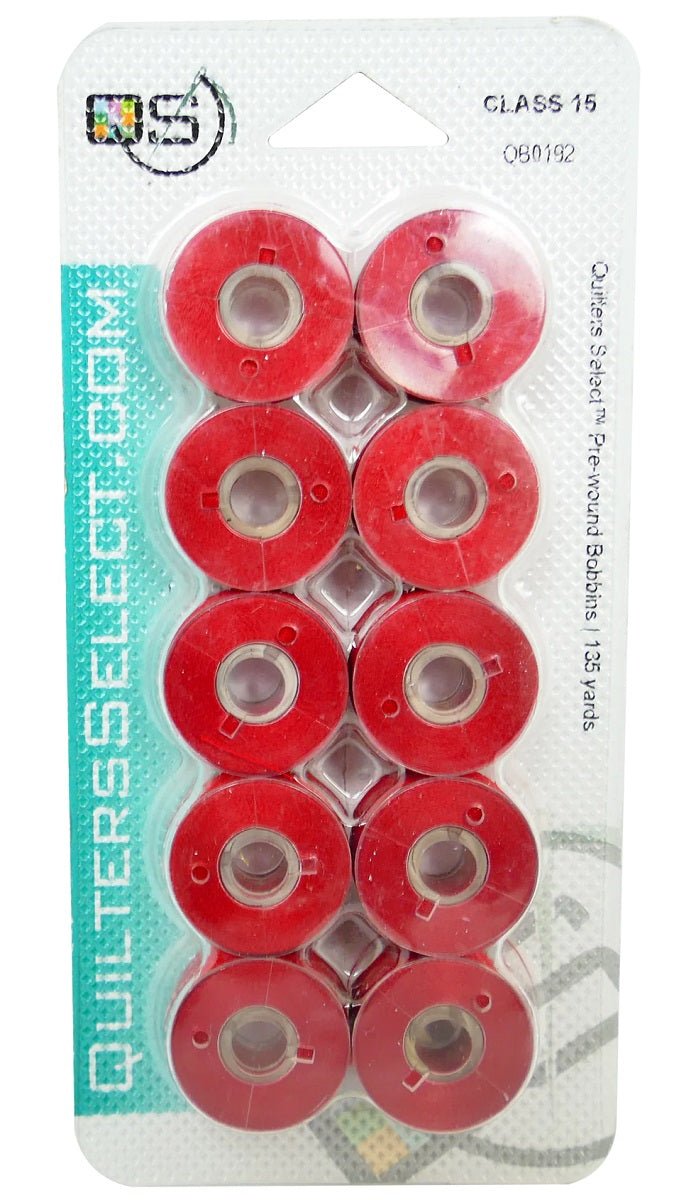 Quilters Select Prewound Bobbins- Class 15 - Quality Sewing & Vacuum