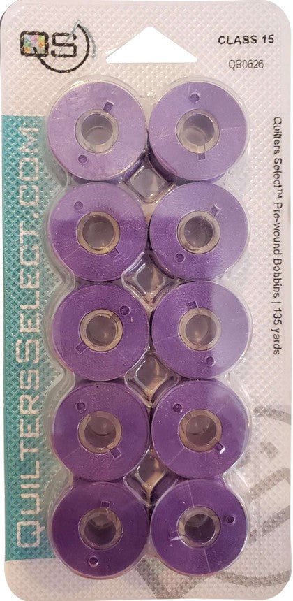 Quilters Select Prewound Bobbins- Class 15 - Quality Sewing & Vacuum