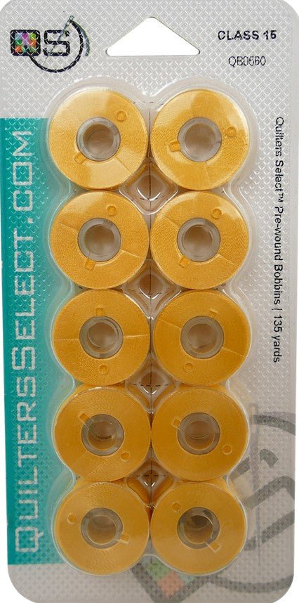 Quilters Select Prewound Bobbins- Class 15 - Quality Sewing & Vacuum