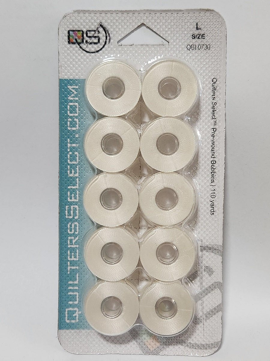 Quilters Select Prewound Bobbins- Class L - Quality Sewing & Vacuum