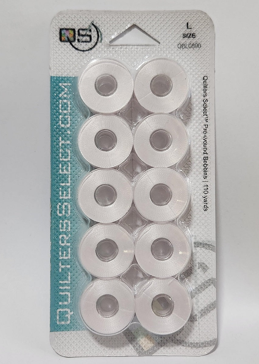 Quilters Select Prewound Bobbins- Class L - Quality Sewing & Vacuum