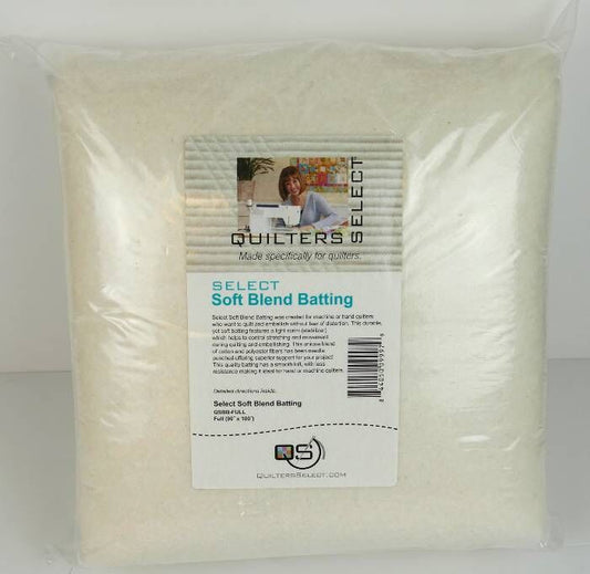 Quilters Select Soft Blend Batting QSBB-TWIN - Quality Sewing & Vacuum