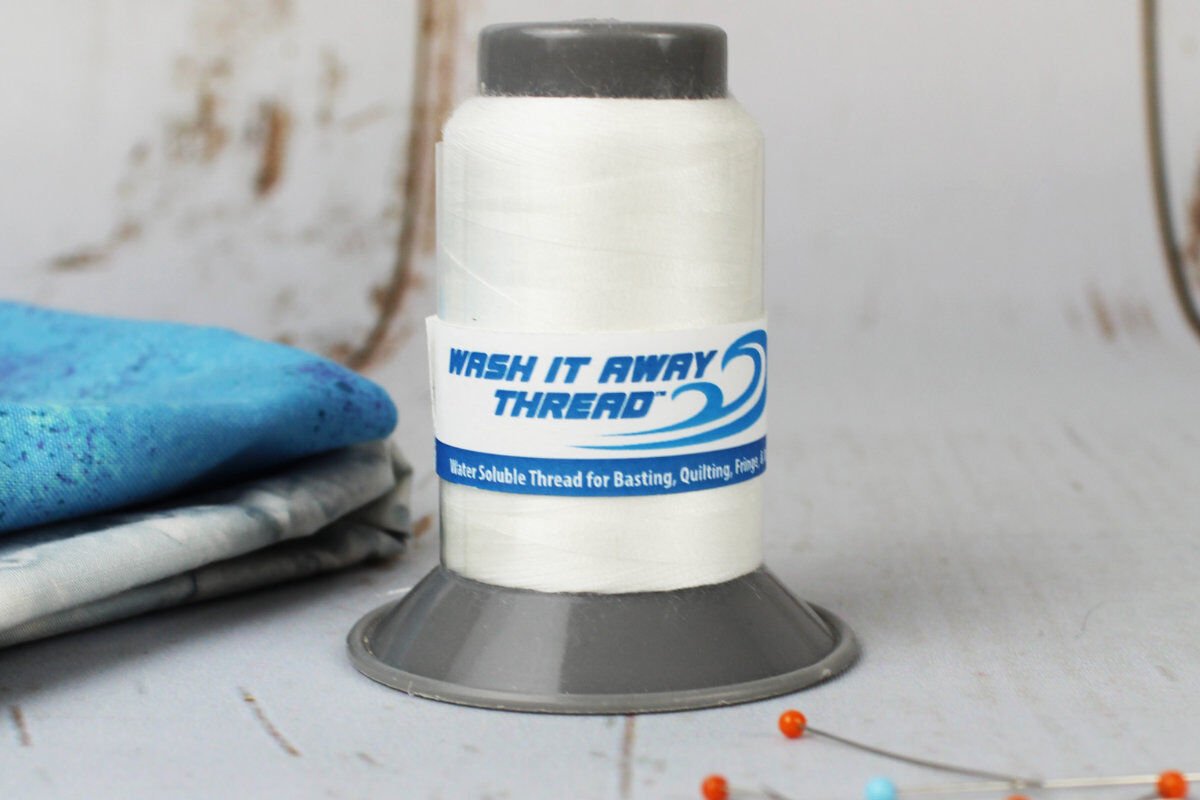 RNK Wash It Away Water Soluble Thread - 500 Meter Spool
