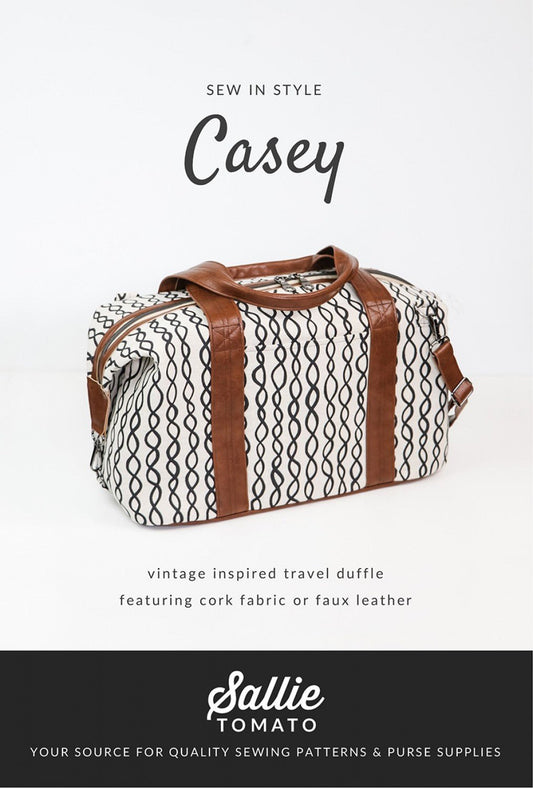 Sallie Tomato Casey Duffle Bag Pattern