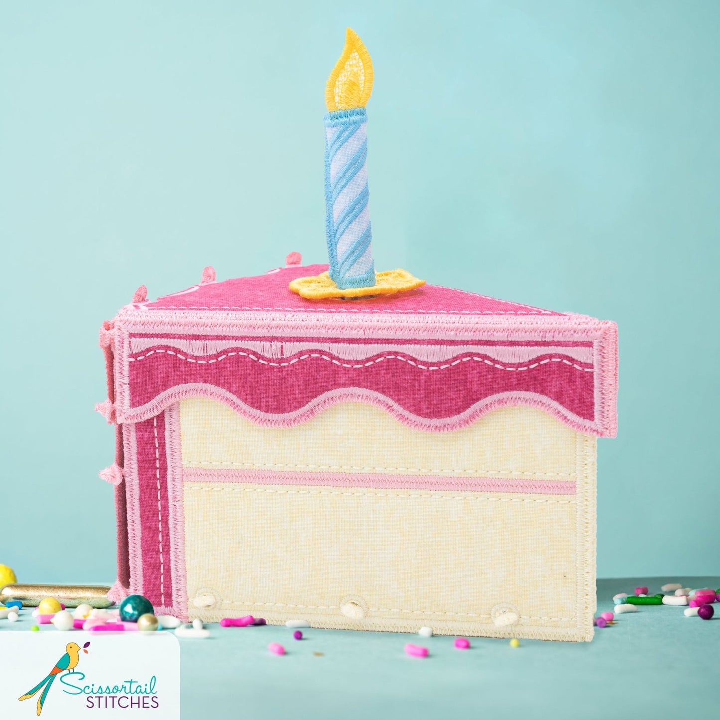 Scissortail Stitches Freestanding Celebrations Cake Box - Quality Sewing & Vacuum