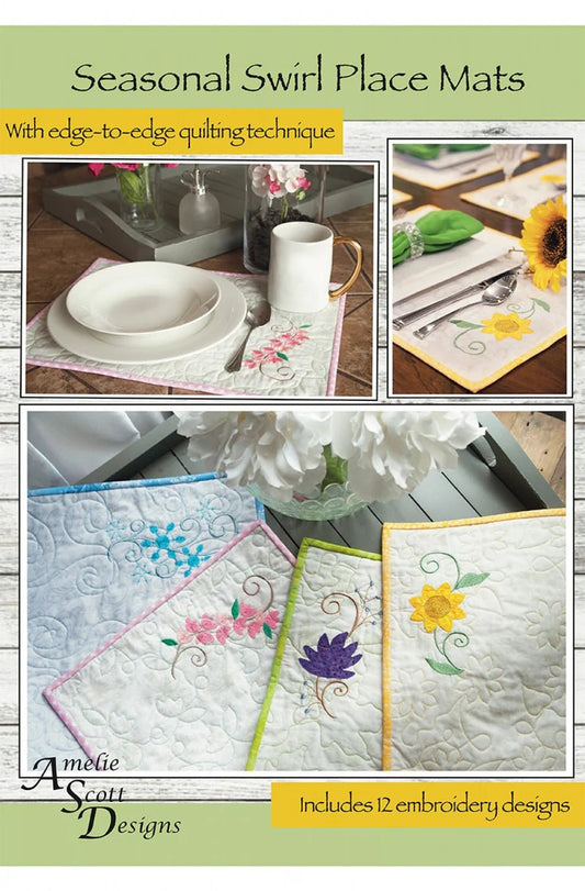 Seasonal Swirl Placemats Class