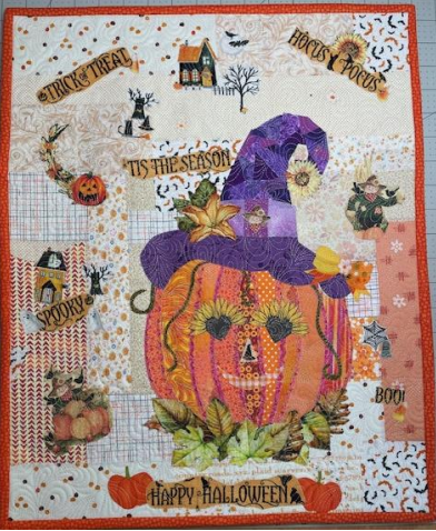 Ms. Polly Pumpkin Collage Class - The Laura Heine Way - Quality Sewing & Vacuum