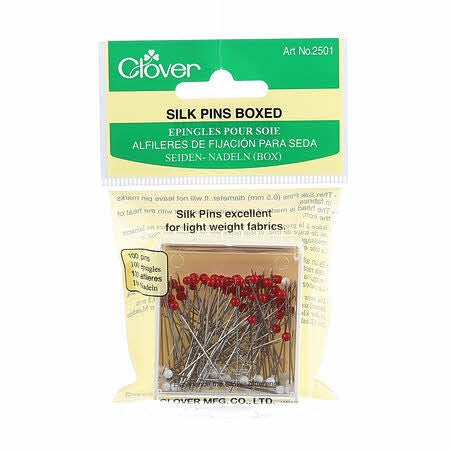 Silk Glass head Pins in Package