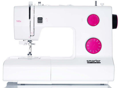 Smarter by Pfaff 160s Sewing Machine with FREE Dream World Sew Steady Large 18" x 24" Custom Acrylic Extension Table