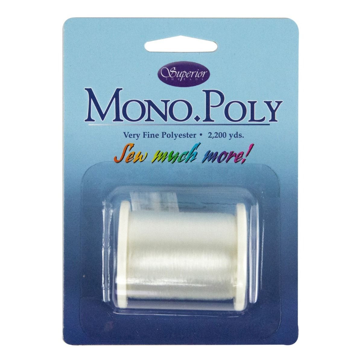 Superior Threads Invisible MonoPoly Polyester Thread 2200yds-Clear