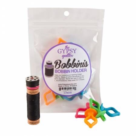 The Gypsy Quilter Bobbini Bobbin Holder 12pc Bag,The Gypsy Quilter Bobbini Bobbin Holder 12pc Bag