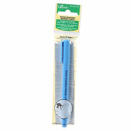 Thick Point Water Soluble Marker- Blue | Quality Sewing