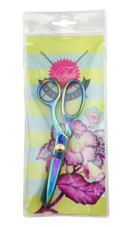 Tula Pink Micro Serrated Bent Trimmer 6 inch