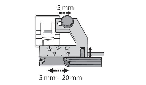 Viking Adjustable Bias Binder Foot (6 - 20 mm)