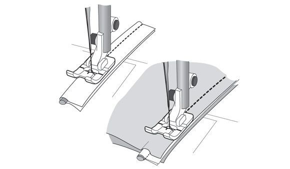 Viking Clear Piping Foot | Quality Sewing