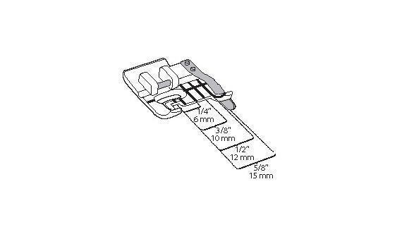 Viking Clear Seam Guide Foot | Quality Sewing