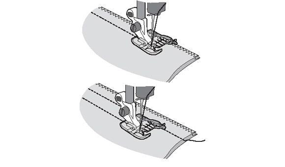 Viking Clear Seam Guide Foot | Quality Sewing