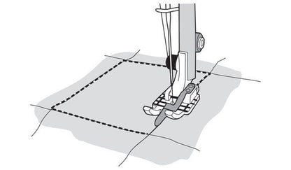 Viking Clear Stitch in the Ditch Foot,Viking Clear Stitch in the Ditch Foot,Viking Clear Stitch in the Ditch Foot