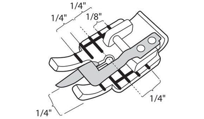 Viking Clear Stitch in the Ditch Foot,Viking Clear Stitch in the Ditch Foot,Viking Clear Stitch in the Ditch Foot