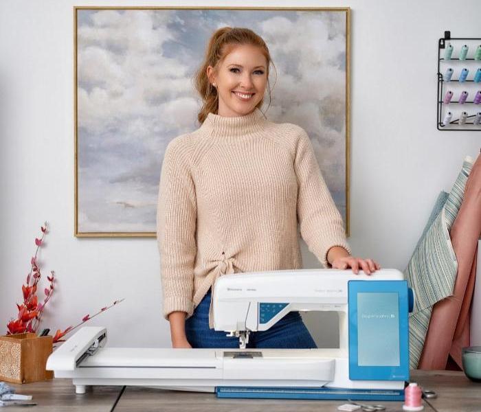 Viking Designer Sapphire 85 Sewing and Embroidery Machine