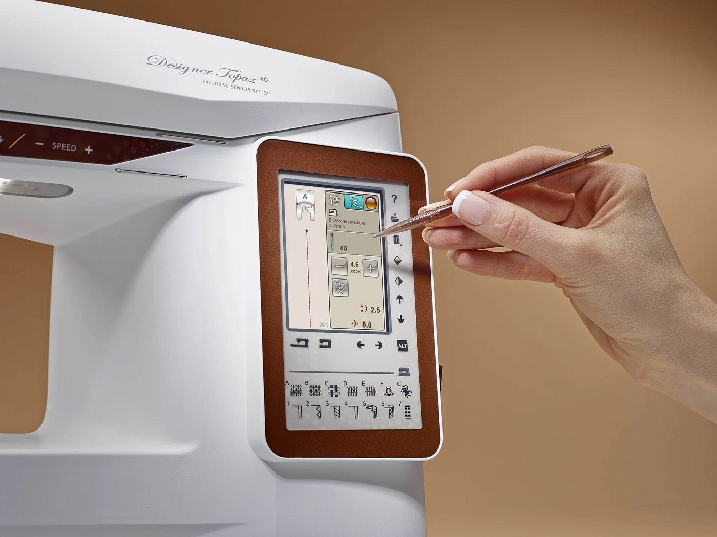 Viking Designer Topaz 50 Sewing, Quilting, and Embroidery Machine - Quality Sewing & Vacuum