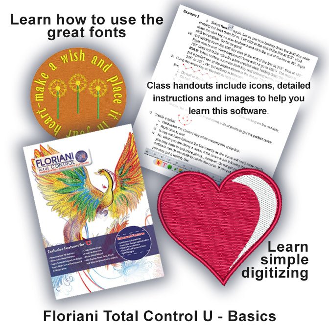 VIRTUAL: Floriani Total Control U Basics Class