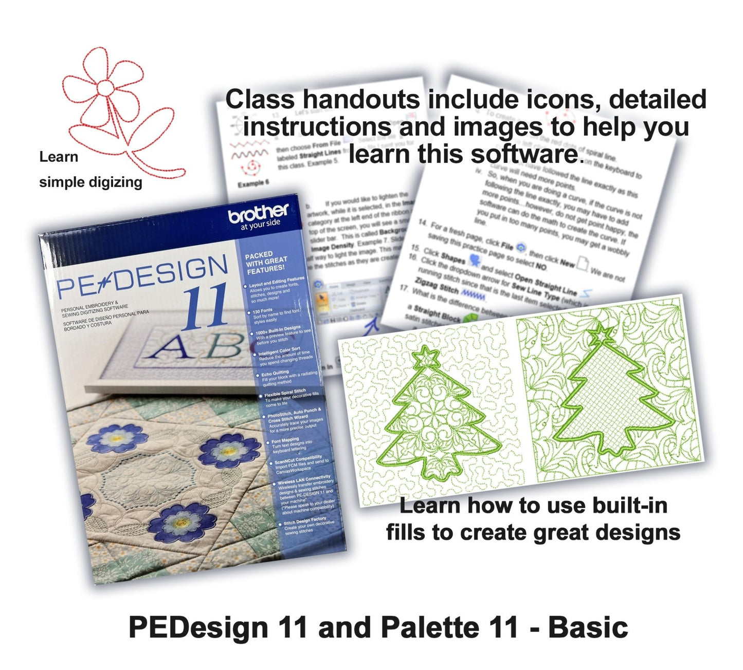 VIRTUAL: PE Design 11/Palette 11 Basics Class - Quality Sewing & Vacuum