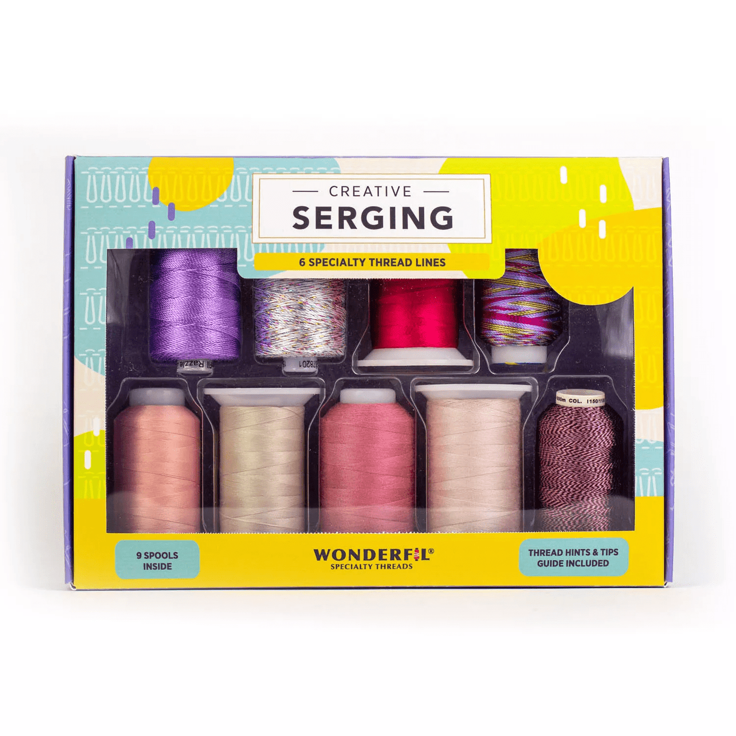 WonderFil Creative Serging Novelty Thread Pack-Powder Room