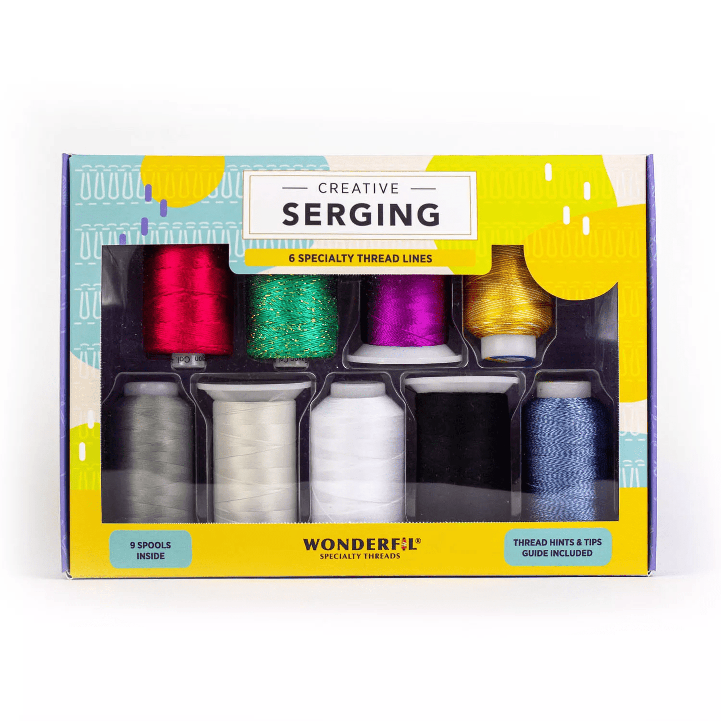 WonderFil Creative Serging Novelty Thread Pack-Modern