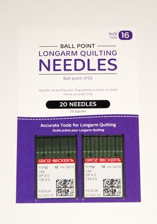 Handi Quilter Longarm Quilting Needles - Package of 20 (16/100-FG, Ball Point)