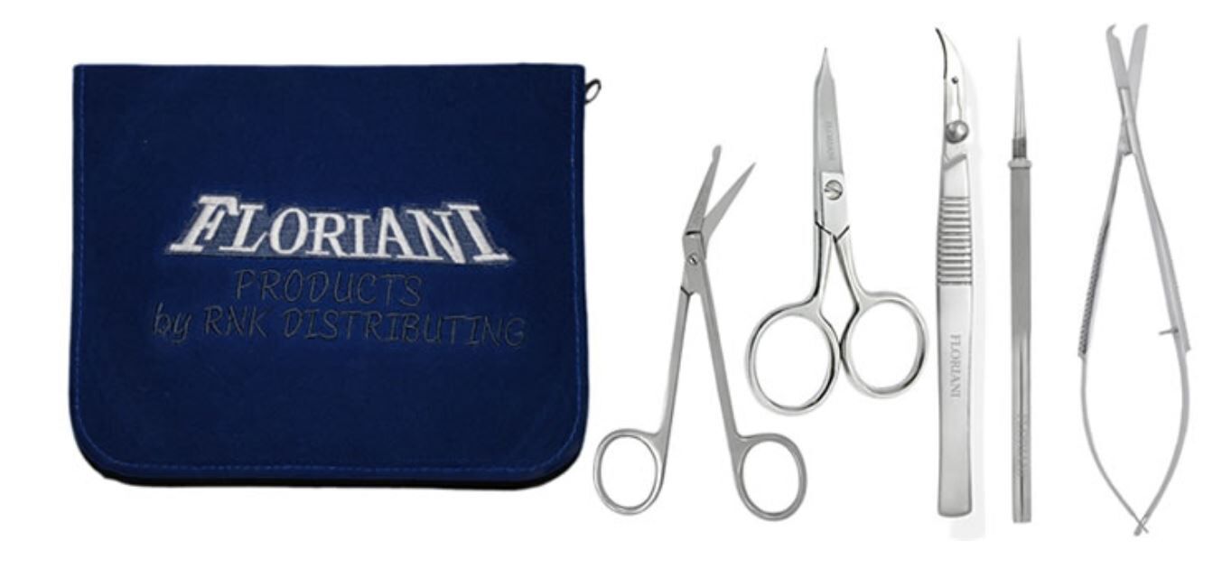 Floriani Precision Angle Tweezers FLT-2