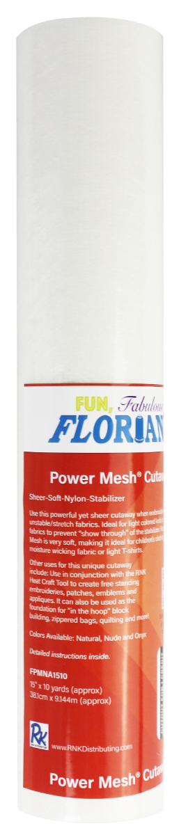 ,Floriani Power Mesh,Floriani Power Mesh - Natural 15"x10yd,Floriani Power Mesh Natural 20"x10yd,Floriani Power Mesh Natural 20" x 100yrd