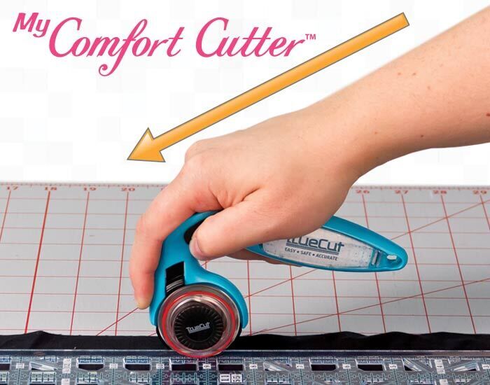 Ergonomic Rotary Cutter 45mm Right Hand or Left Hand+5 Extra
