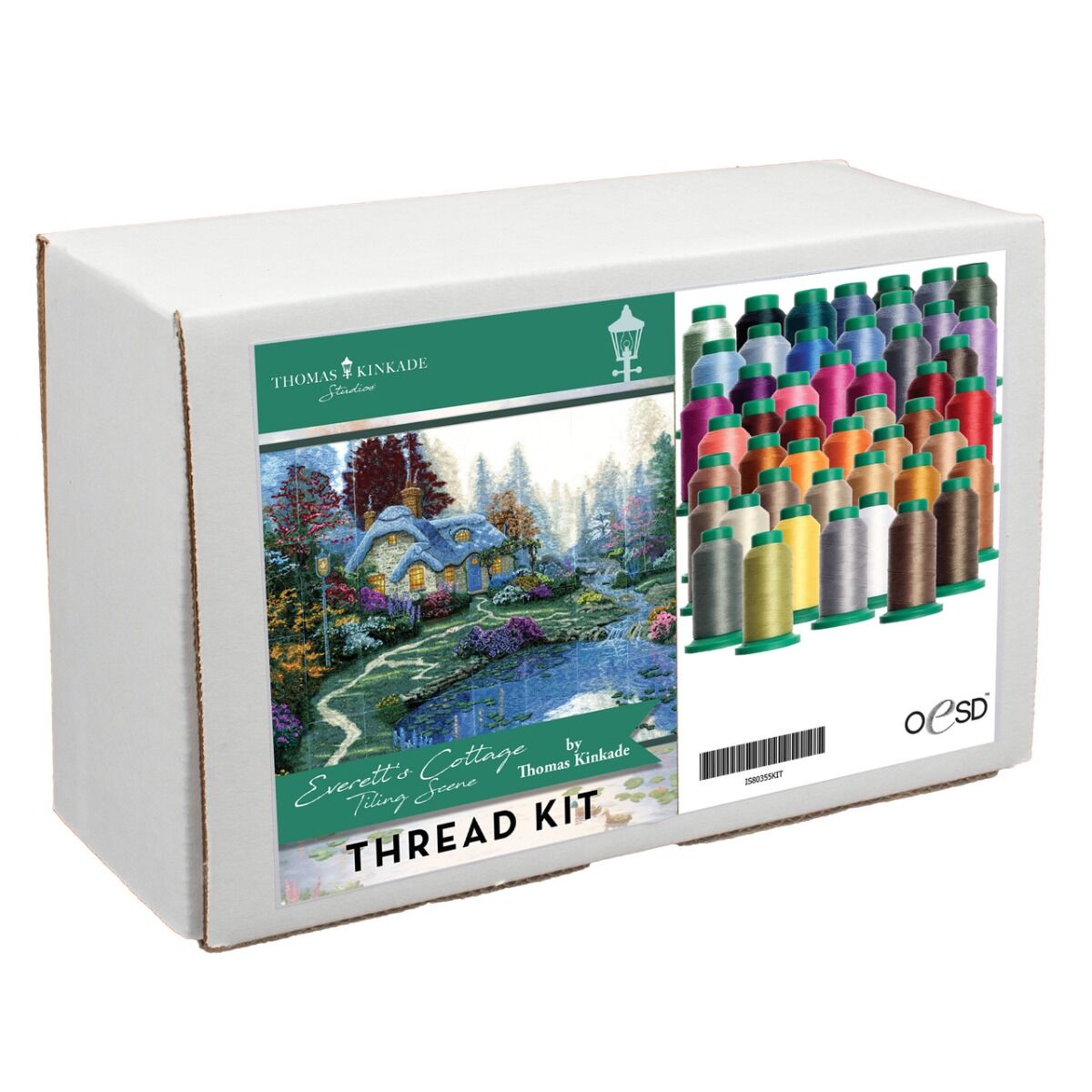 Everett's Cottage OESD Thread Kit by Thomas Kinkade