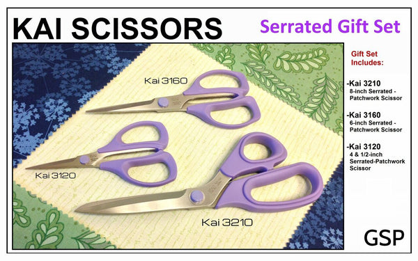 KAI Scissors - 3 Piece Gift Set– Bow Button Fabrics
