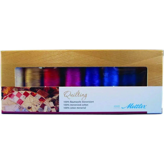 Mettler Cotton Machine Quilting Thread Gift 8 Pack
