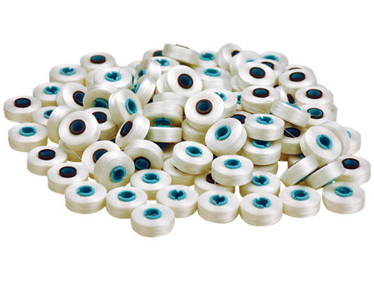 Brother Pre-wound Bobbins - 100 pack / White