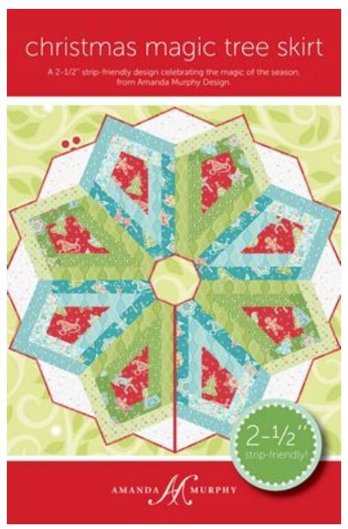 Christmas Magic Tree Skirt Pattern by Amanda Murphy